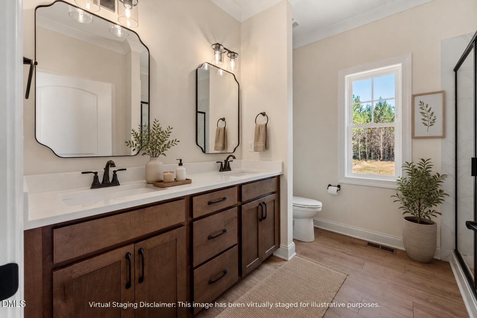 Staged bathroom - 8651 Savage Road, Spring Hope, NC 27882