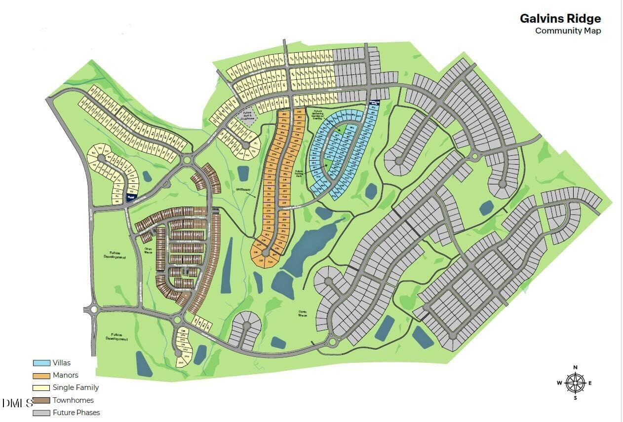Galvins Ridge Site Map - 171 Prairie Wolf Street, Sanford, NC 27330
