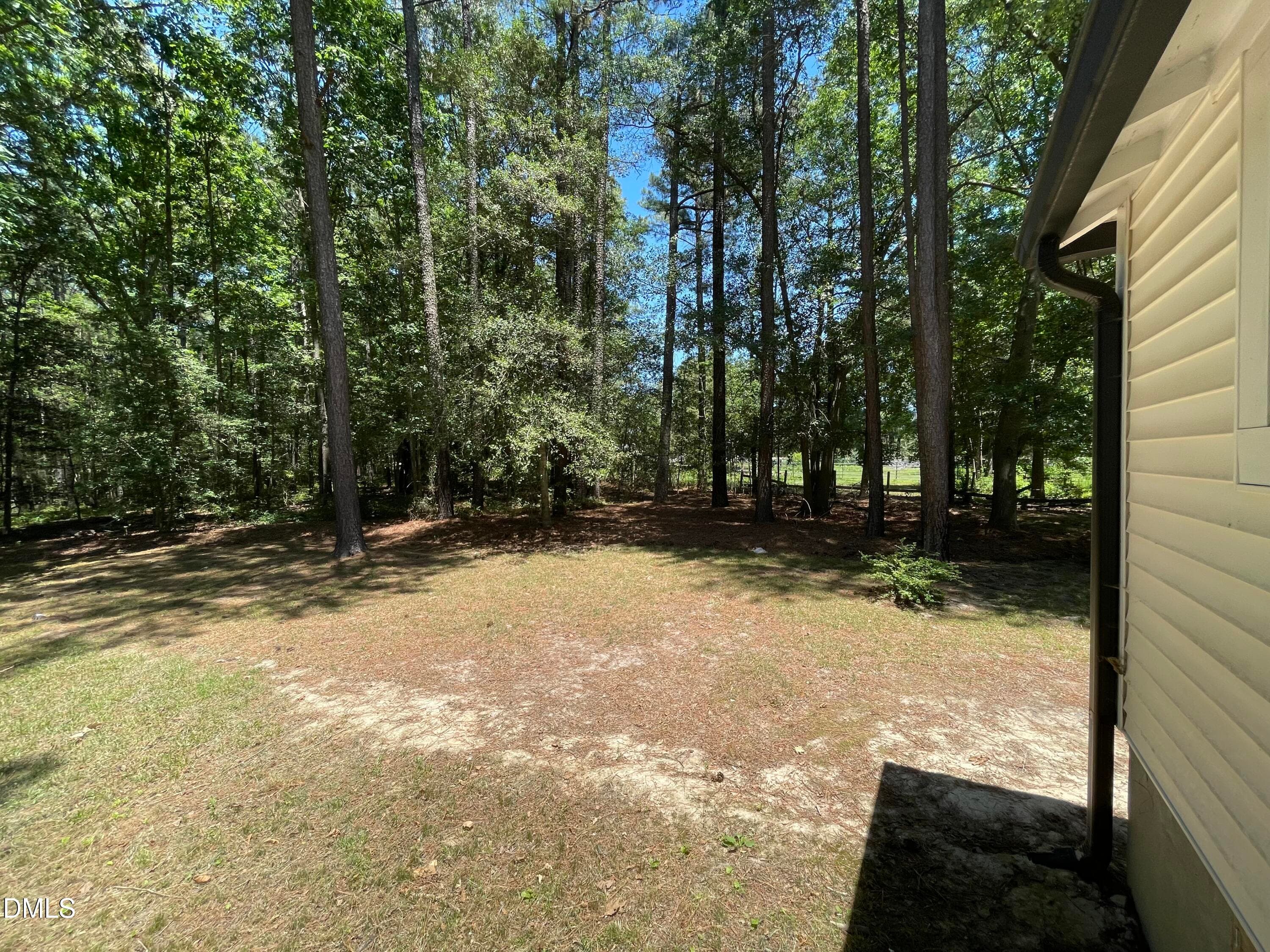 backyard right - 541 New Elam Church Road, Moncure, NC 27559