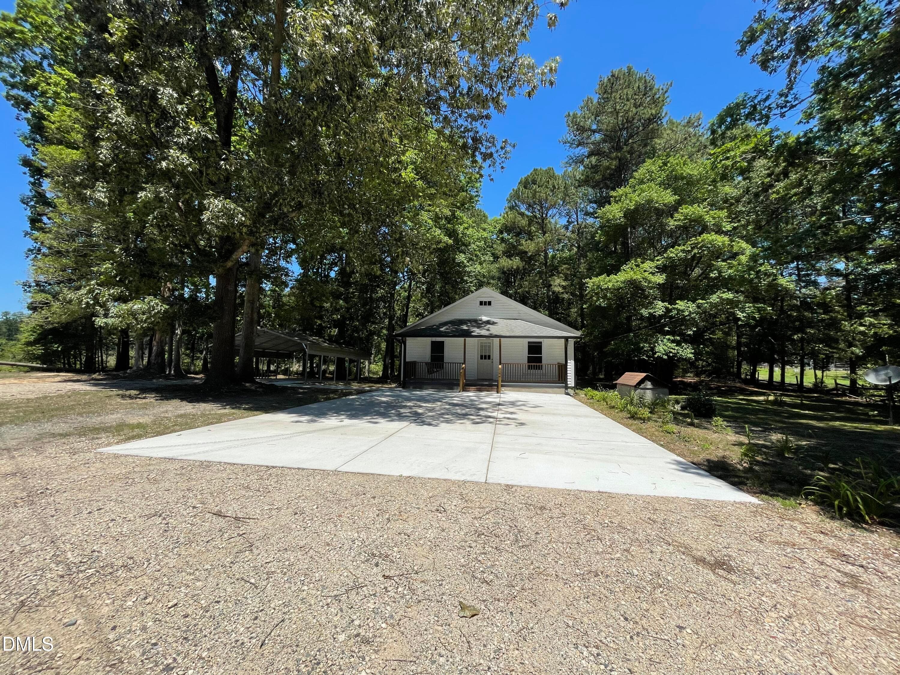 exterior front full - 541 New Elam Church Road, Moncure, NC 27559