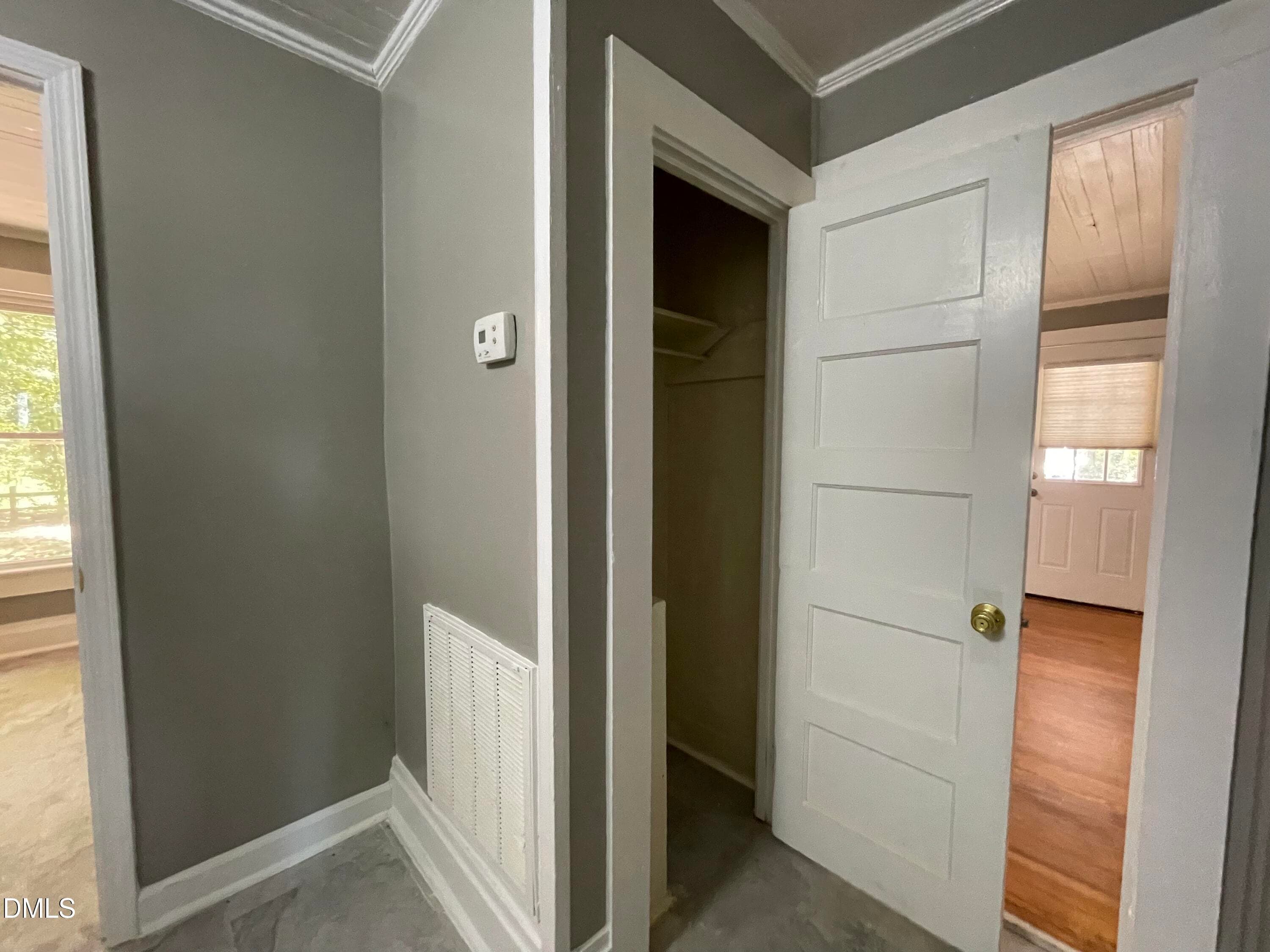 foyer closet - 541 New Elam Church Road, Moncure, NC 27559