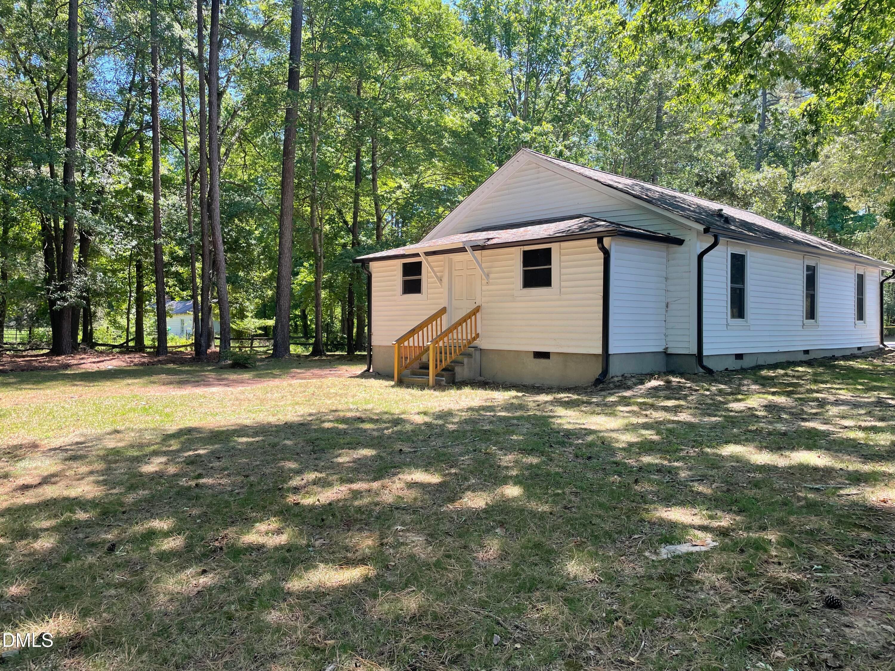exterior rear - 541 New Elam Church Road, Moncure, NC 27559