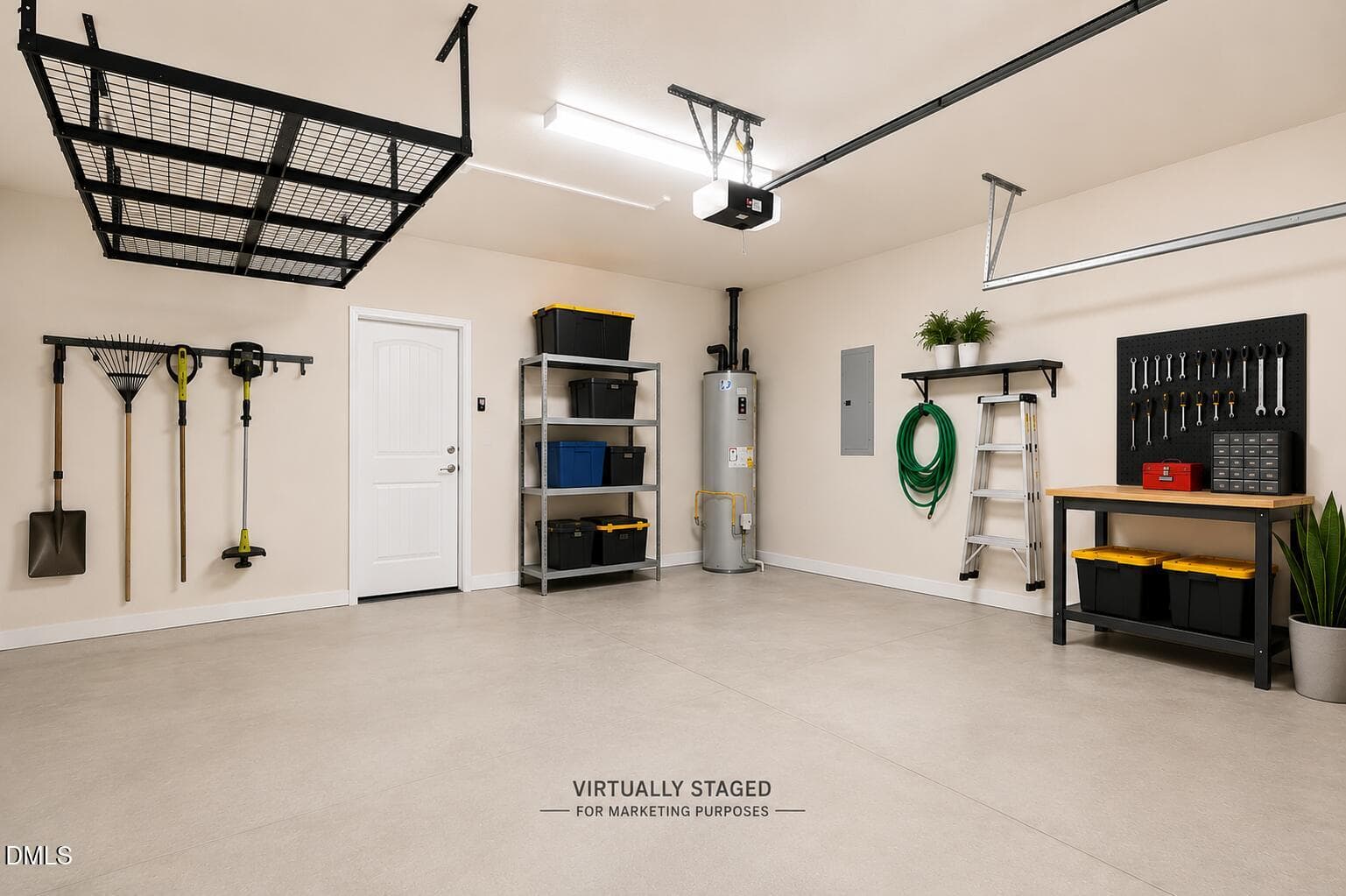 Garage_staged - 123 Woodwater Circle, Lillington, NC 27546