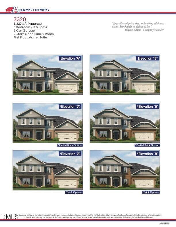 _3320 Floor Plan 1 - 108 Jackson Rdg Way, Pikeville, NC 27863
