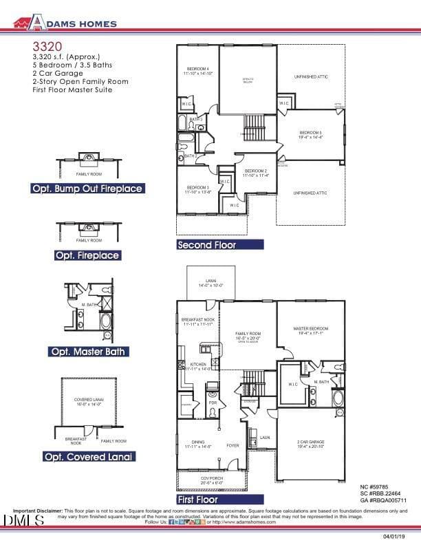 _3320 Floor Plan 2 - 108 Jackson Rdg Way, Pikeville, NC 27863
