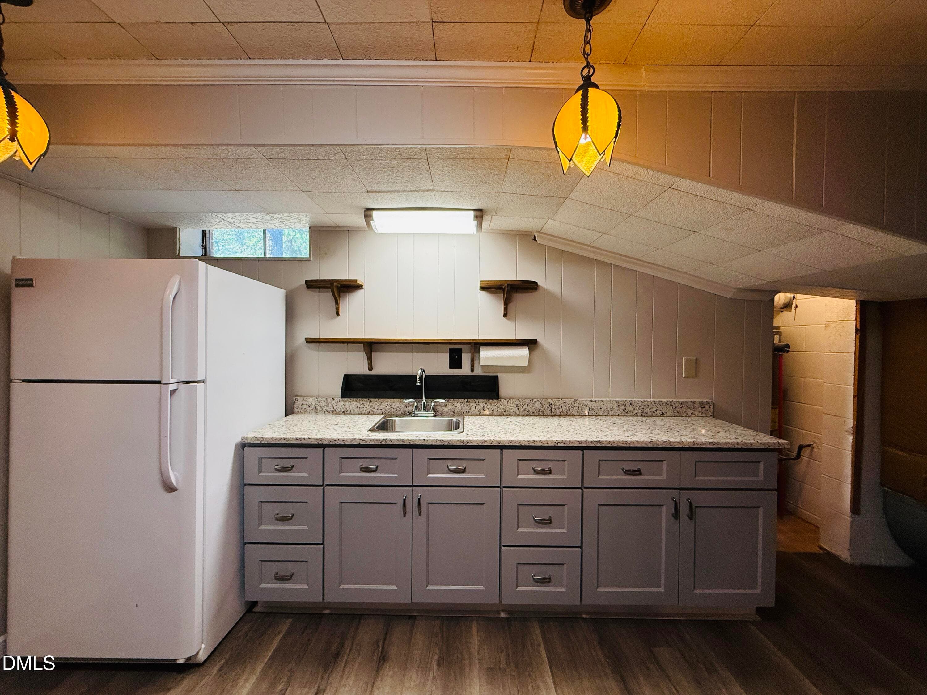 kitchen in basement - 174 Pine Cone Drive, Oxford, NC 27565