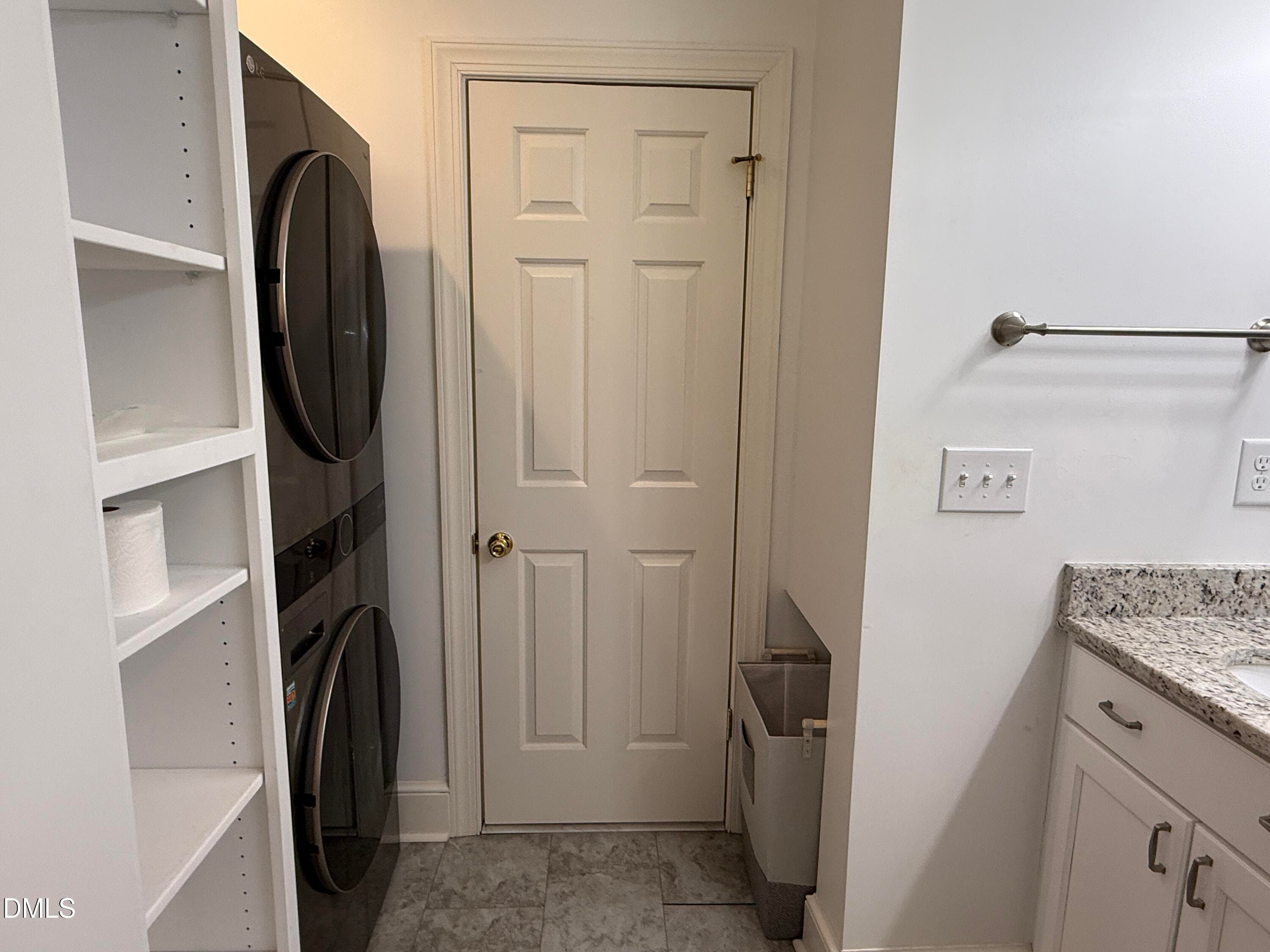 w/d ,shelving and cool baset for laundry - 174 Pine Cone Drive, Oxford, NC 27565