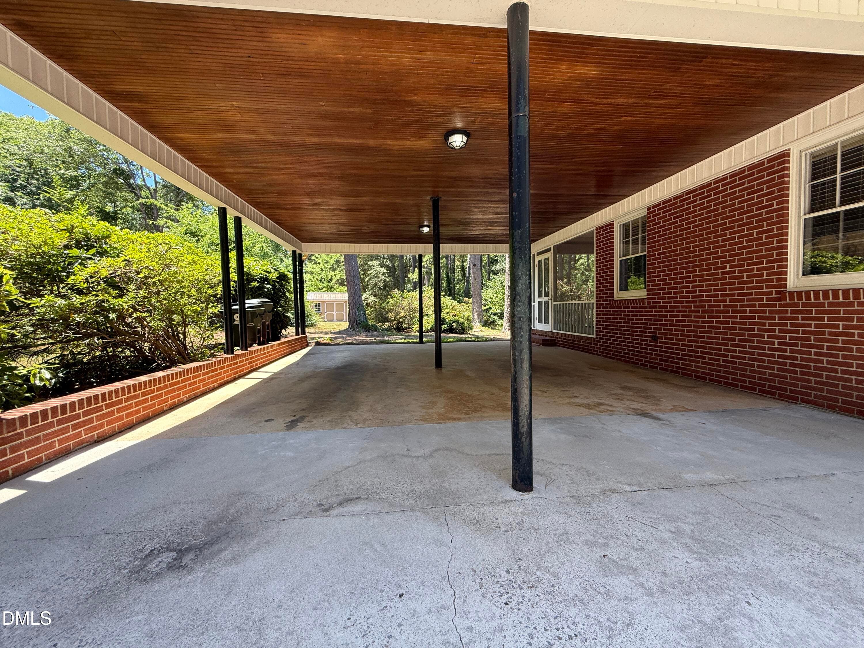 carport ceilng - 174 Pine Cone Drive, Oxford, NC 27565