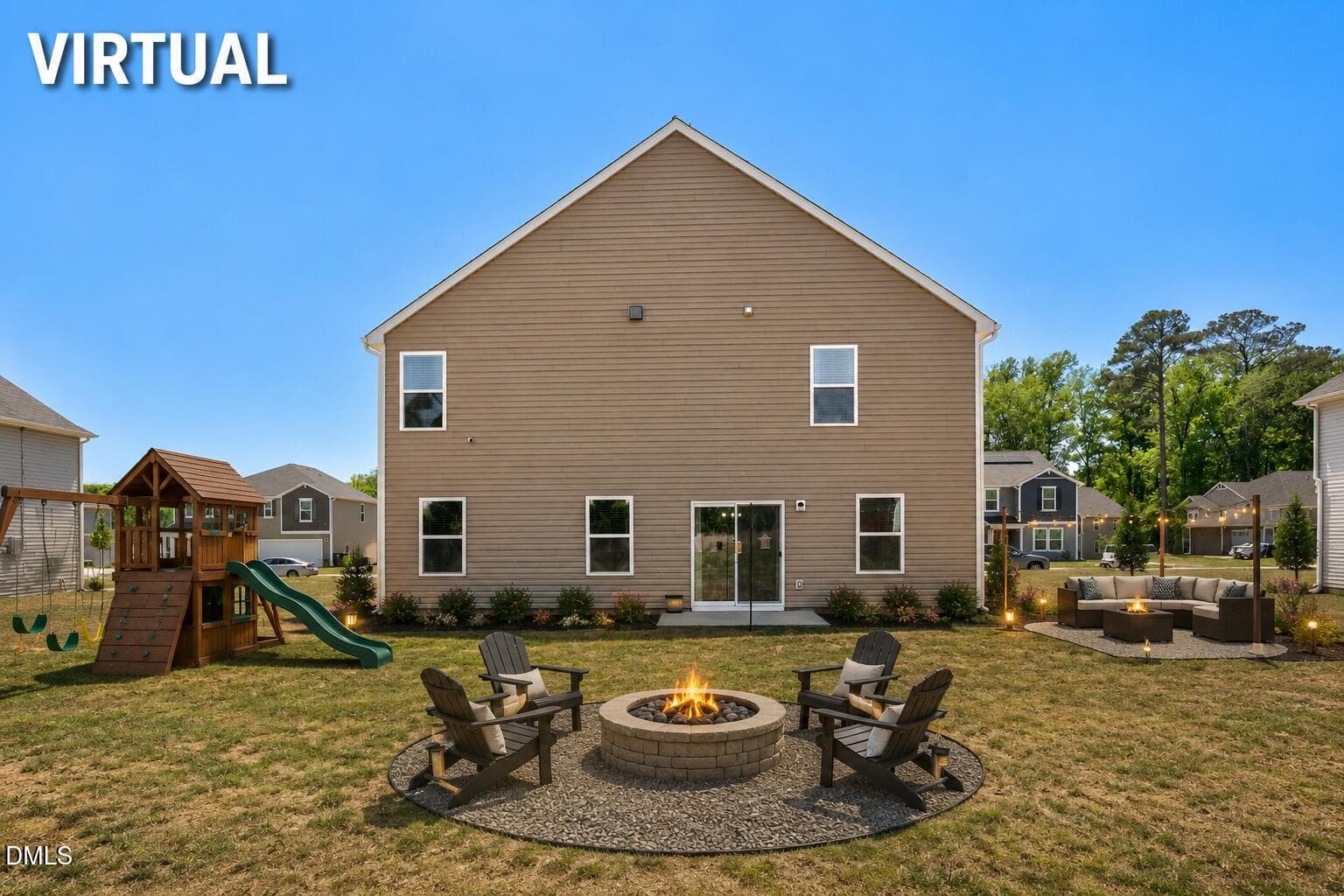 Backyard possibilities - 360 Riley Way, Spring Hope, NC 27882