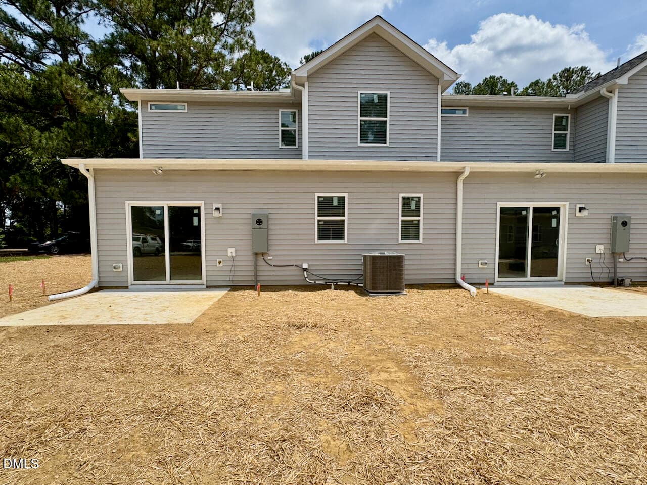 Rear Elevation - 218 George Street, Four Oaks, NC 27524