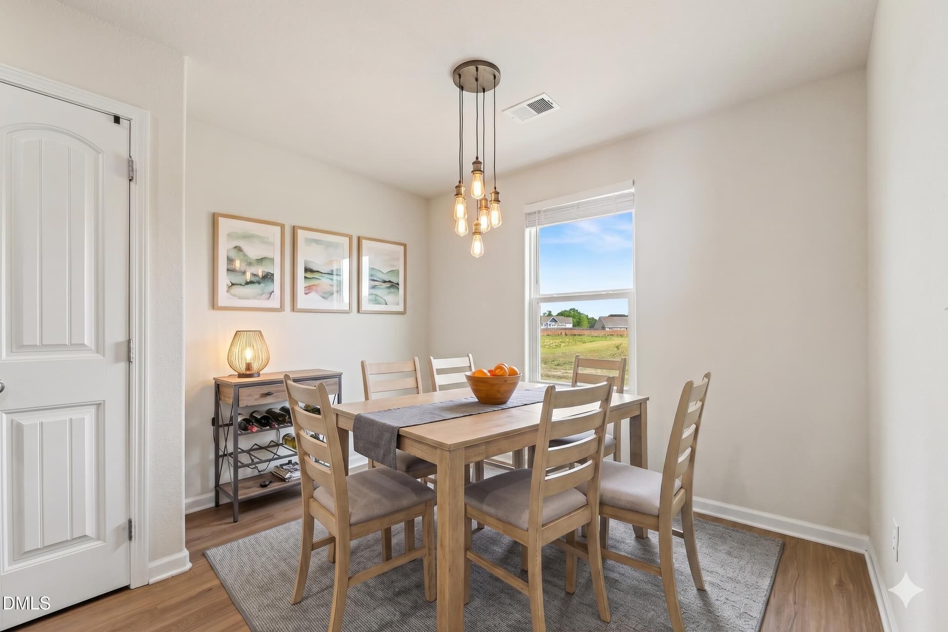 Virtually Staged_Dining Area - 184 Royal Meadow Drive, Angier, NC 27501