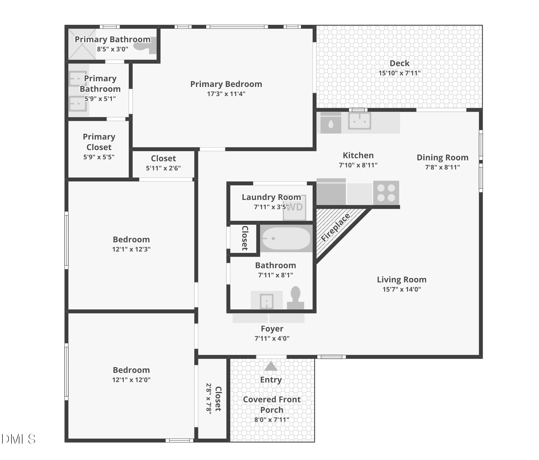 111 Stones Throw Floor Plan - 111 Stones Throw, Chapel Hill, NC 27516, Chapel Hill
