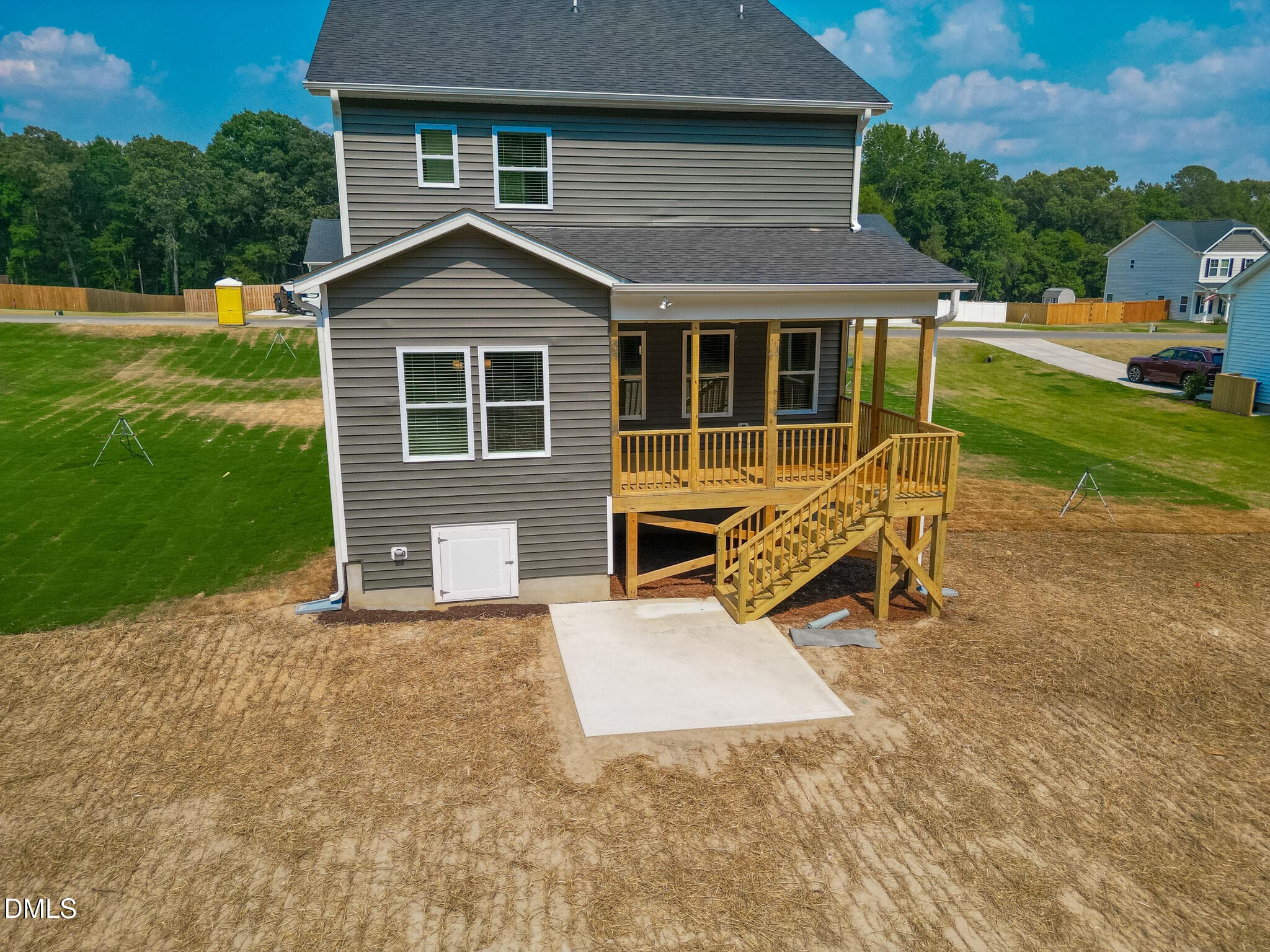 Rear Aerial - 552 Beacon Hill Road, Lillington, NC 27546