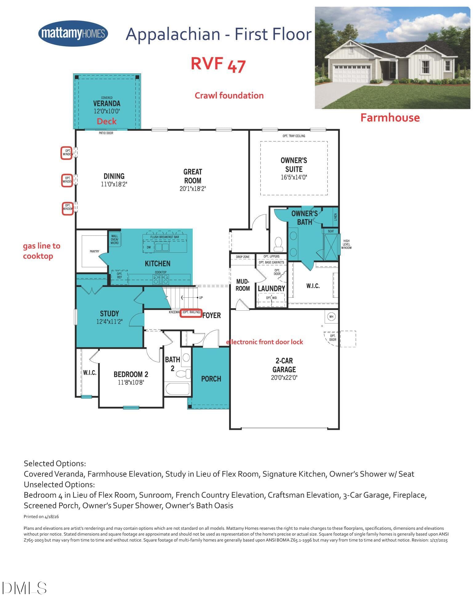 QMI -RVF 47- Appalachian FH Floorplan re - 187 Mendenhall Drive, Angier, NC 27501