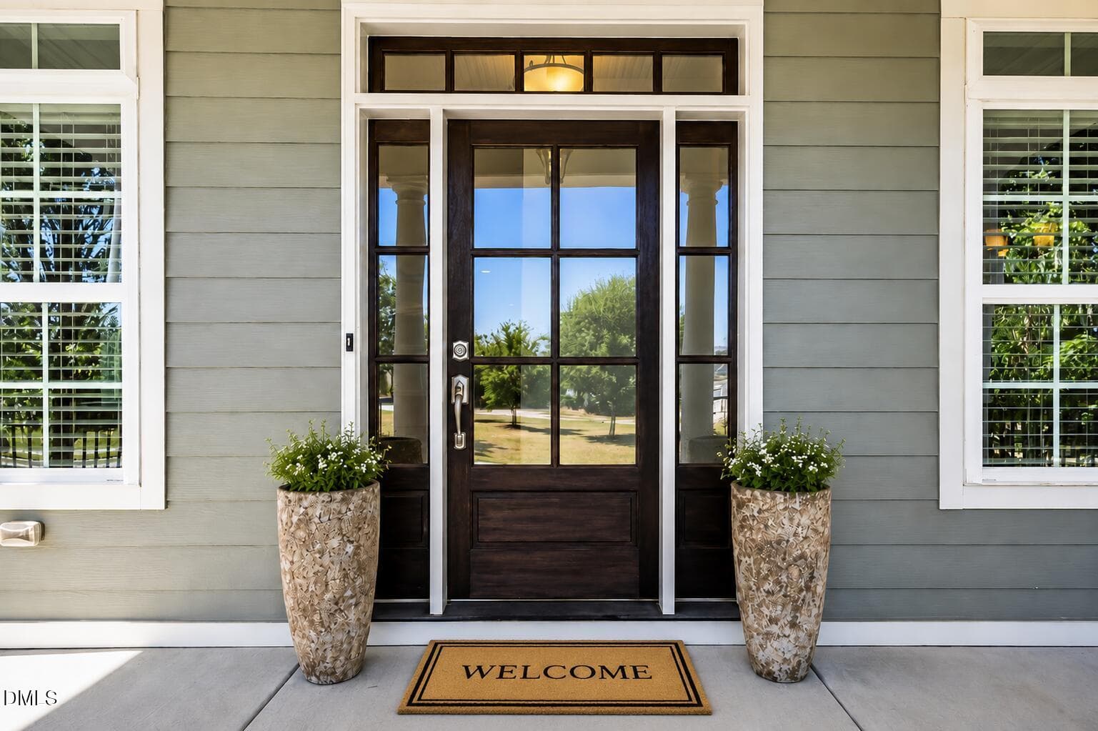 Stained Entry Door - 22 Treywood Lane, Chapel Hill, NC 27516, Chapel Hill