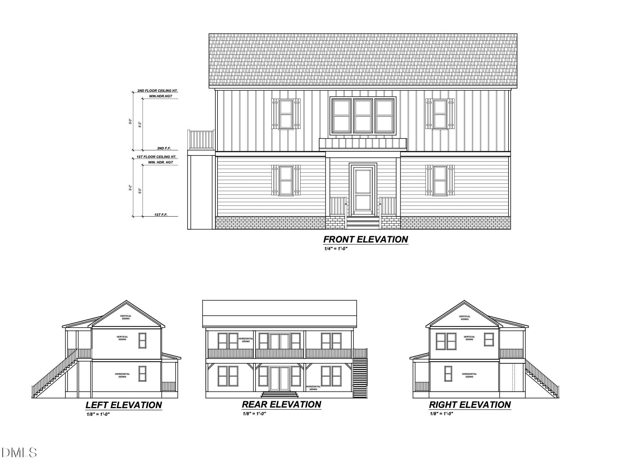 47 Elevations - 47 Little Dipper Drive, Semora, NC 27343