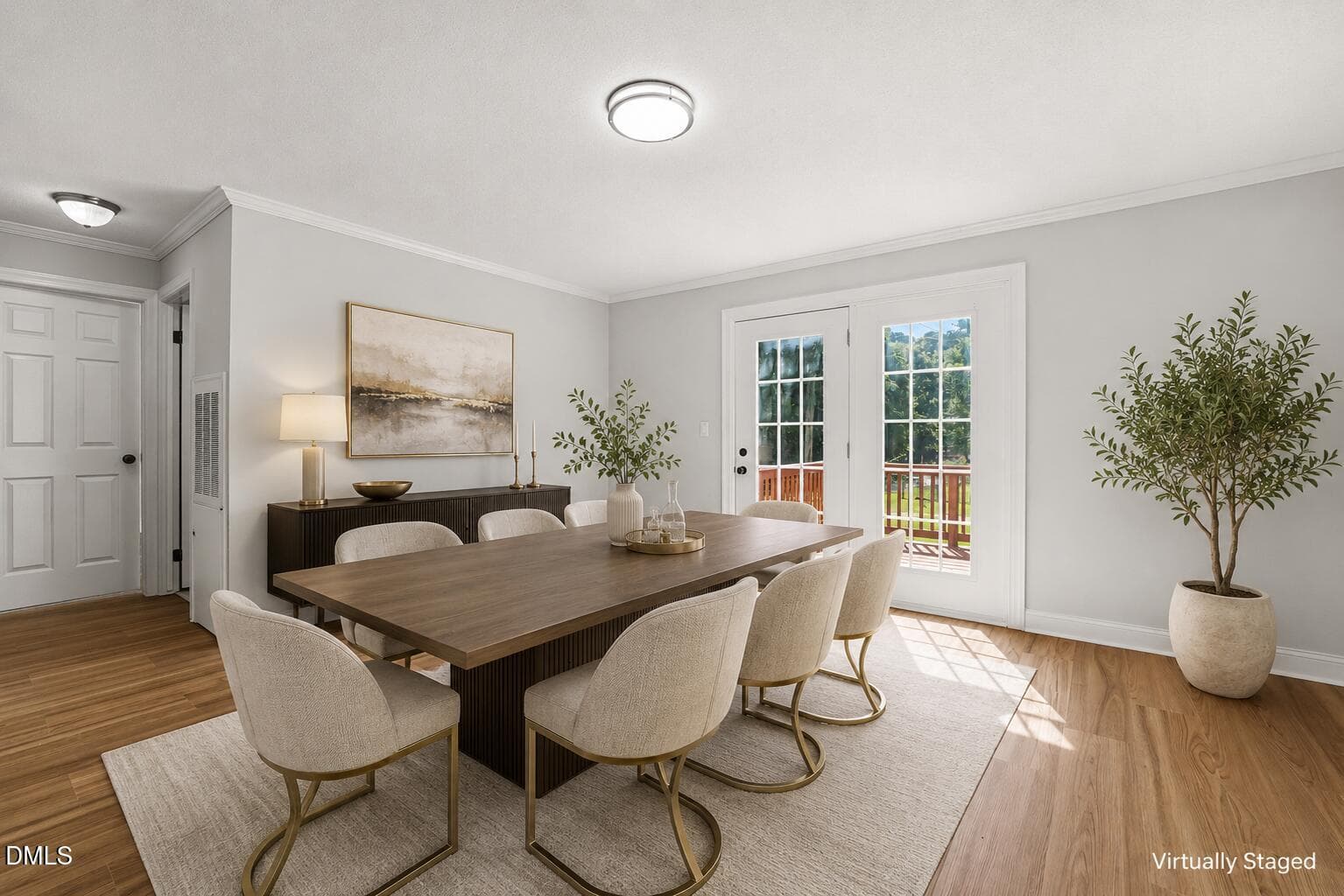Dinning Rom Staged - 694 John Lee Road, Dunn, NC 28334