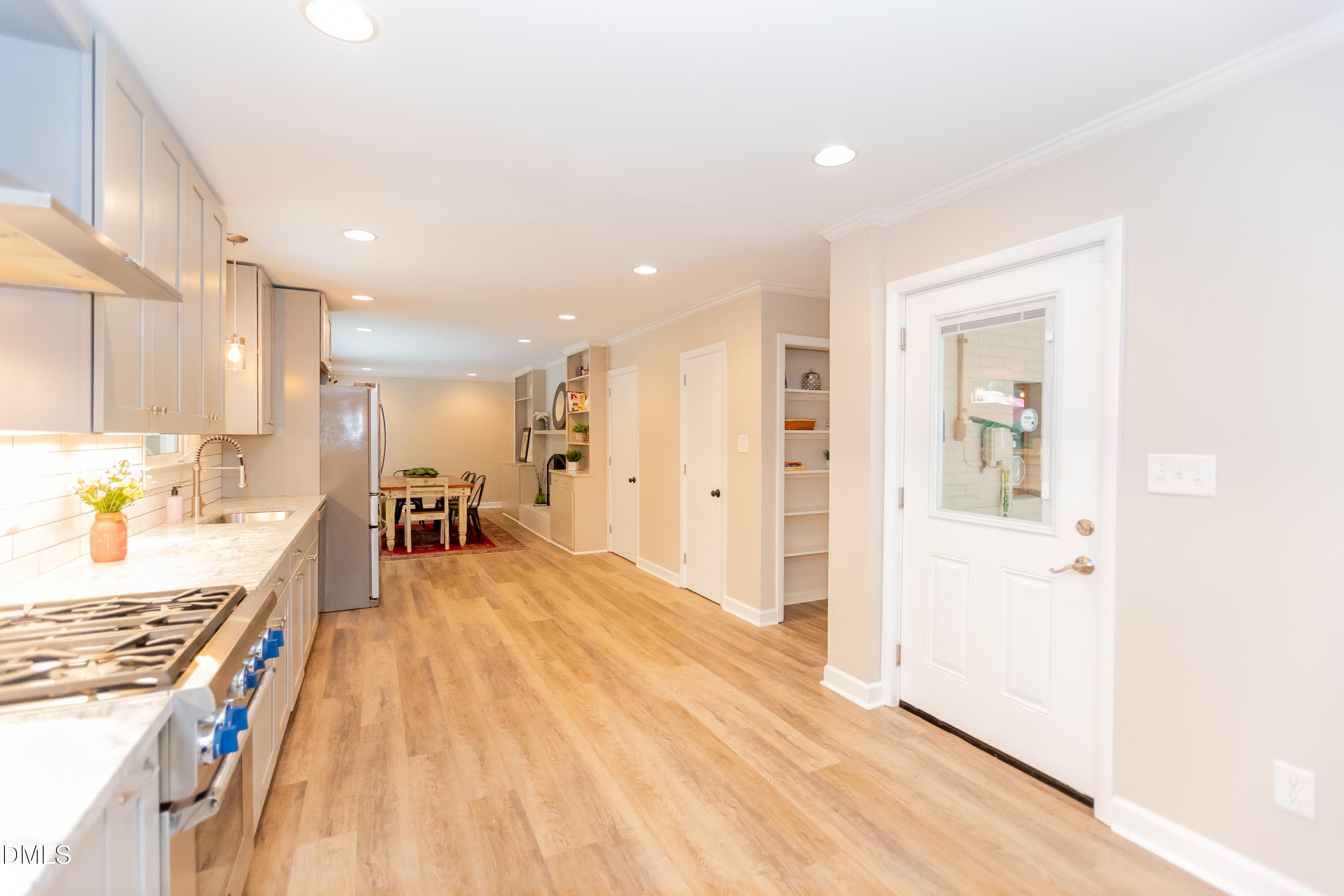 Kitchen looking onto dining area - 1508 Sycamore Street, Durham, NC 27707, Durham