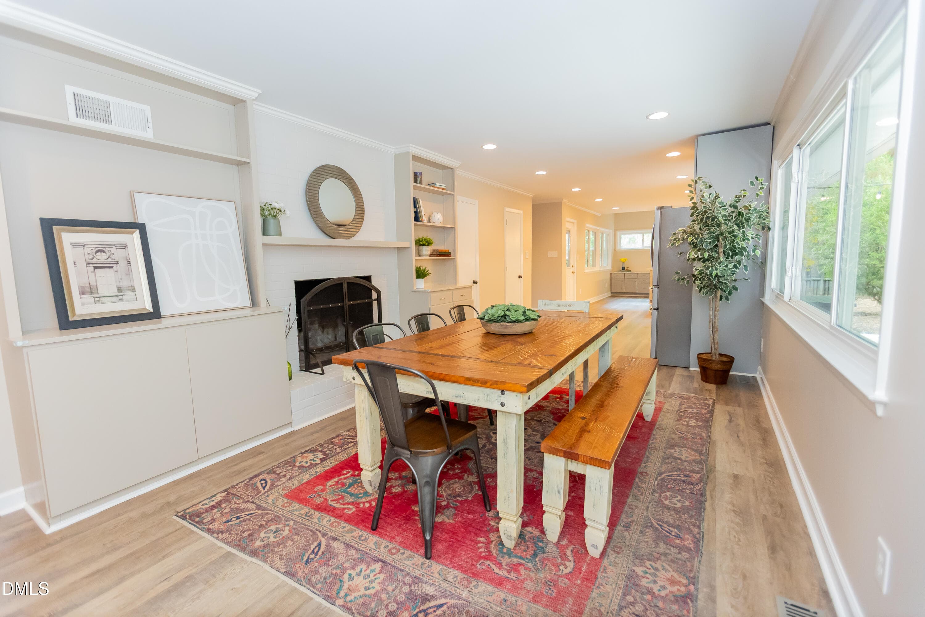 Dining area looking onto kitchen - 1508 Sycamore Street, Durham, NC 27707, Durham