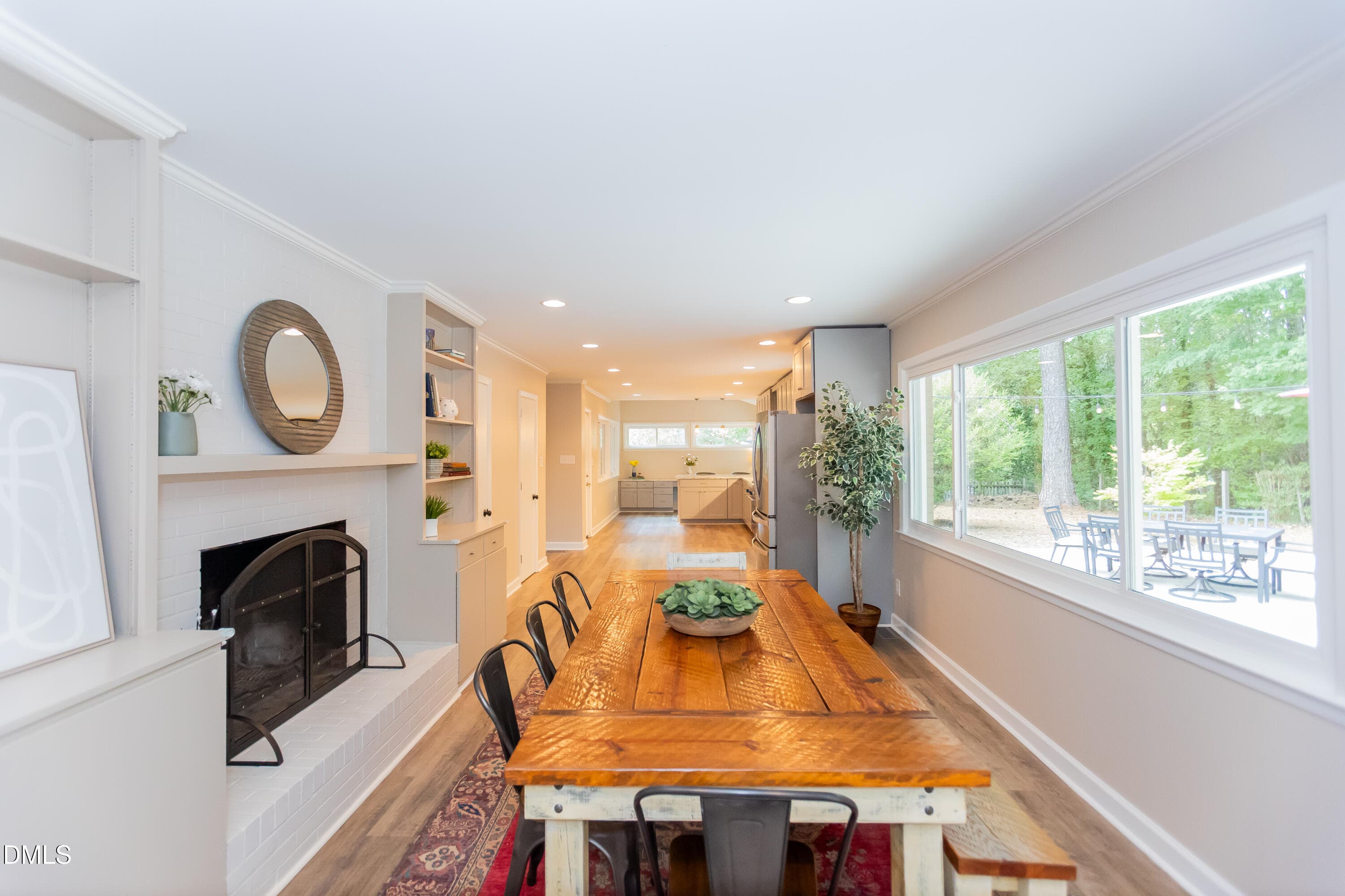 Dining area looking onto kitchen - 1508 Sycamore Street, Durham, NC 27707, Durham
