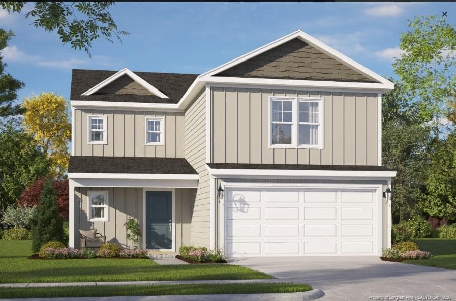 Rendering for visualization - 127 Ambrosia (Lot 8) Way, Bunnlevel, NC 28323