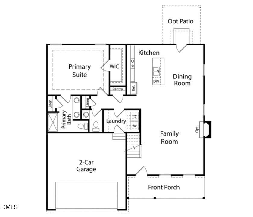 Magnolia Floorplan 1st - 98 Ambrosia Way, Bunnlevel, NC 28323