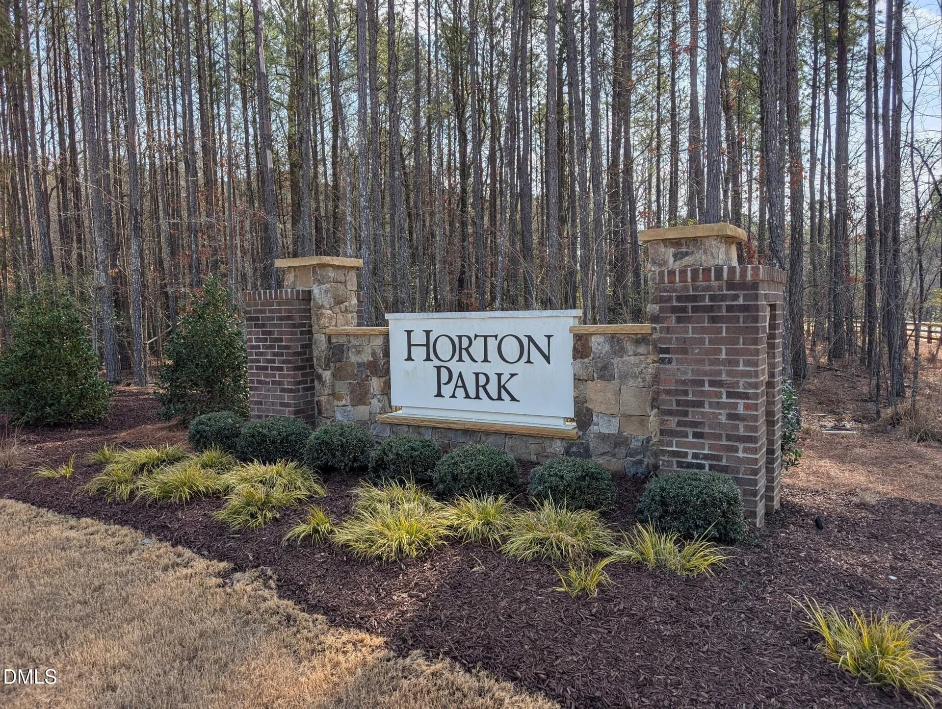 Horton Park Entrance Monument - 2320 Pine Cone Court, Apex, NC 27539