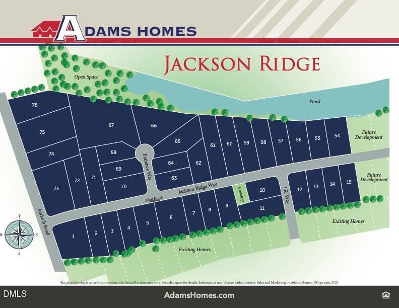 Jackson Ridge Site Map - 200 Jackson Rdg Way, Pikeville, NC 27863