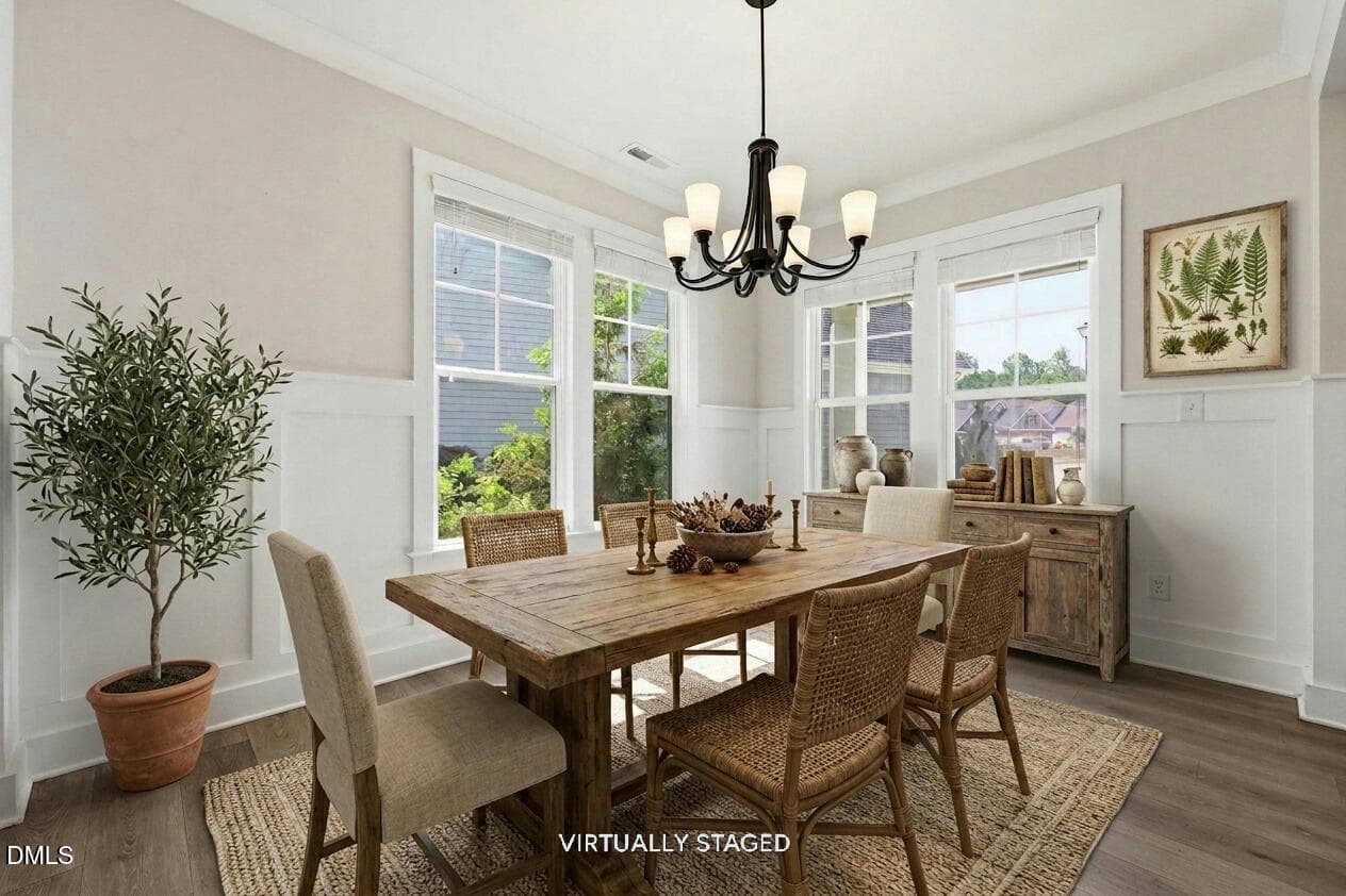 dining room - 116 Spruce Hollow Circle, Spring Lake, NC 28390