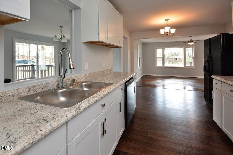 View to Livingroom - 2105 Newton Dairy Road, Henderson, NC 27537