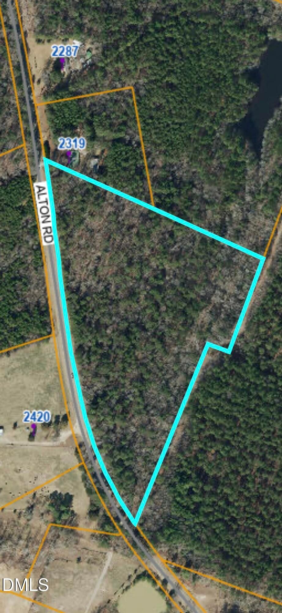 Property Boundary Overlay - Tbd Alton Road, Eagle Springs, NC 27242