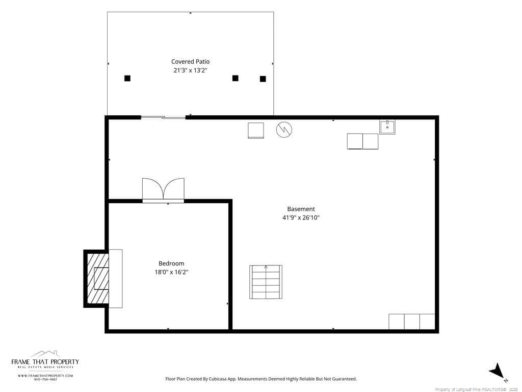 Partially finished basement with walkout - 578 Atkins Road, Cameron, NC 28326