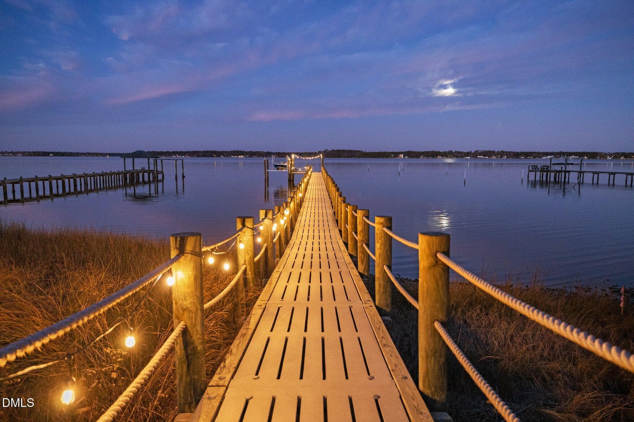 Dock Night - 122 Line Boat Lane, Swansboro, NC 28584