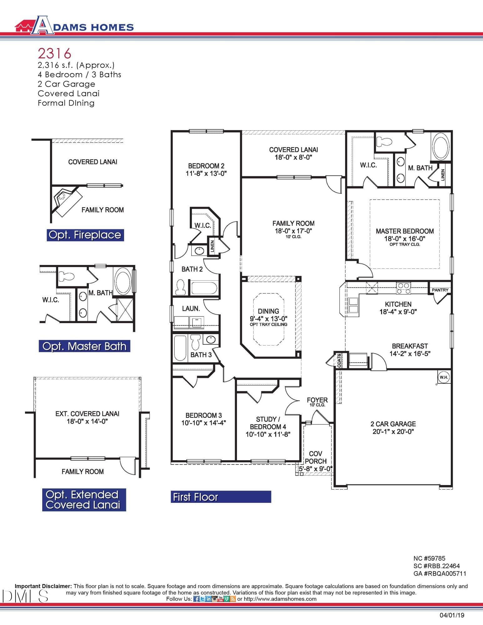 04.01.19 The 2316 Brochure (2) - 242 Hidden Pines Drive, Cameron, NC 28326