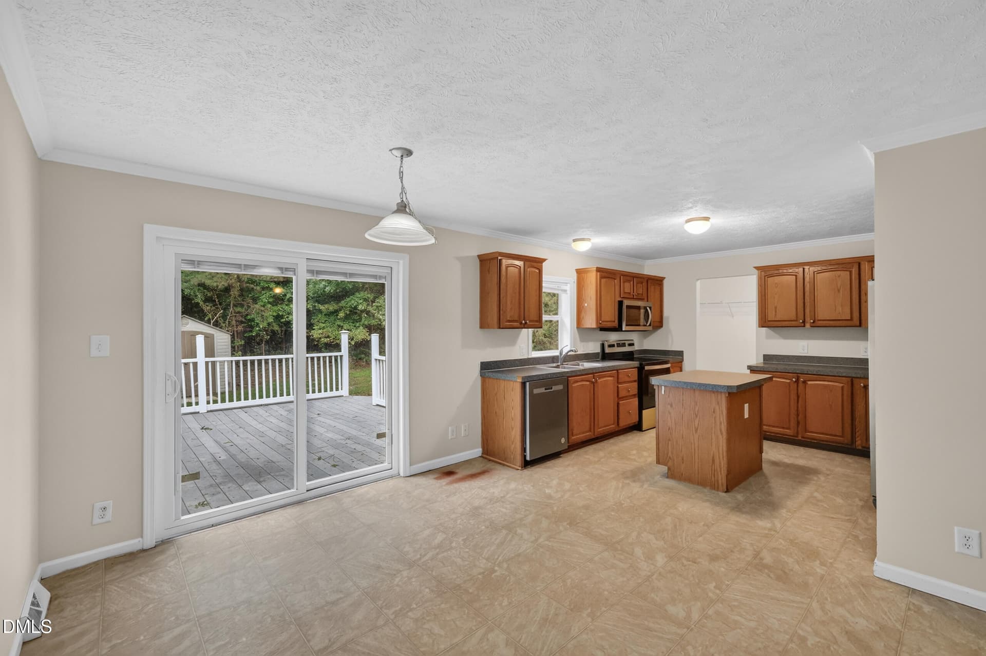 Open Concept Dining/Kitchen - 126 Hunter Road, Henderson, NC 27537
