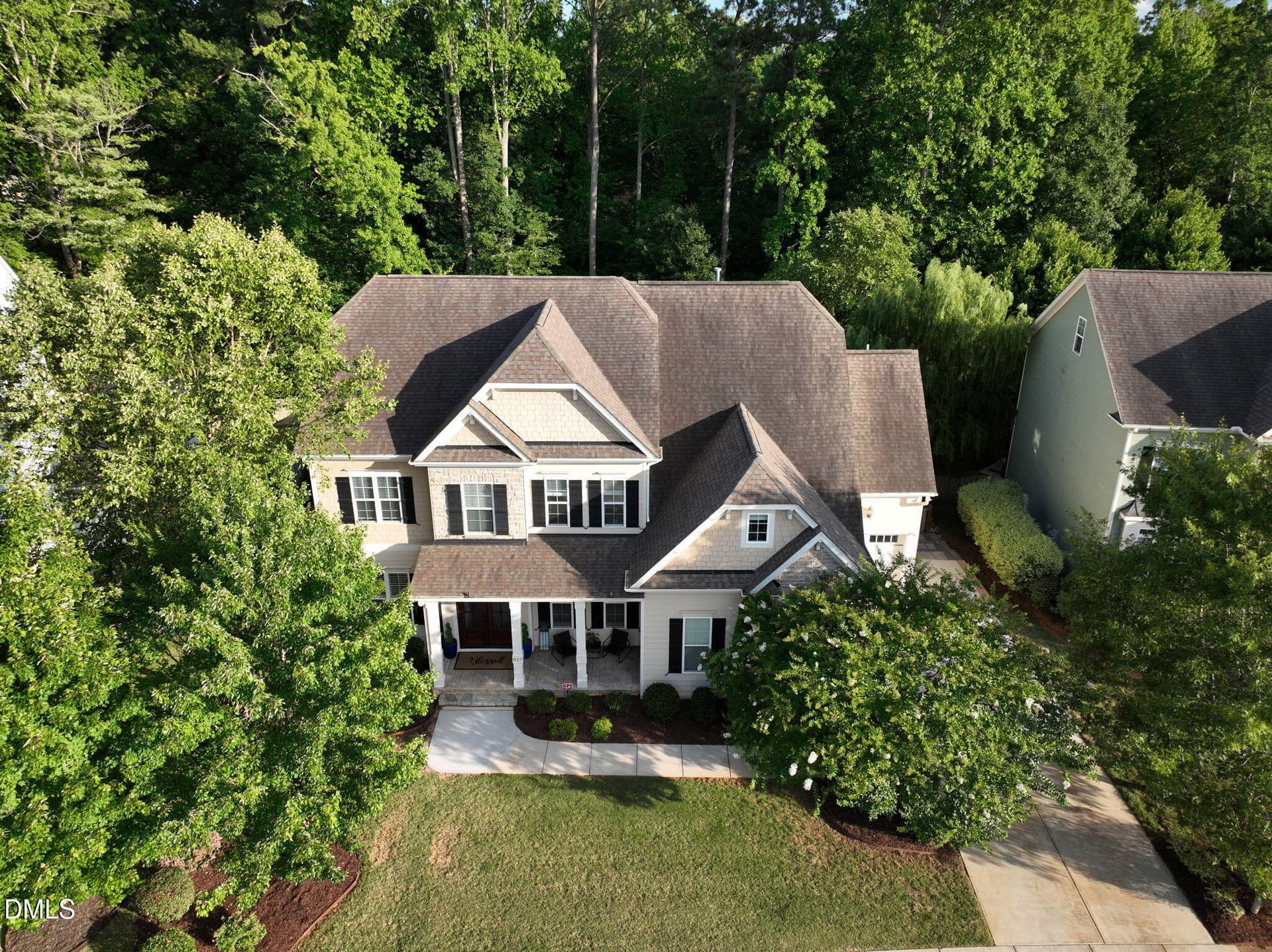 Front Ariel View - 917 Cambridge Hall Loop, Apex, NC 27539