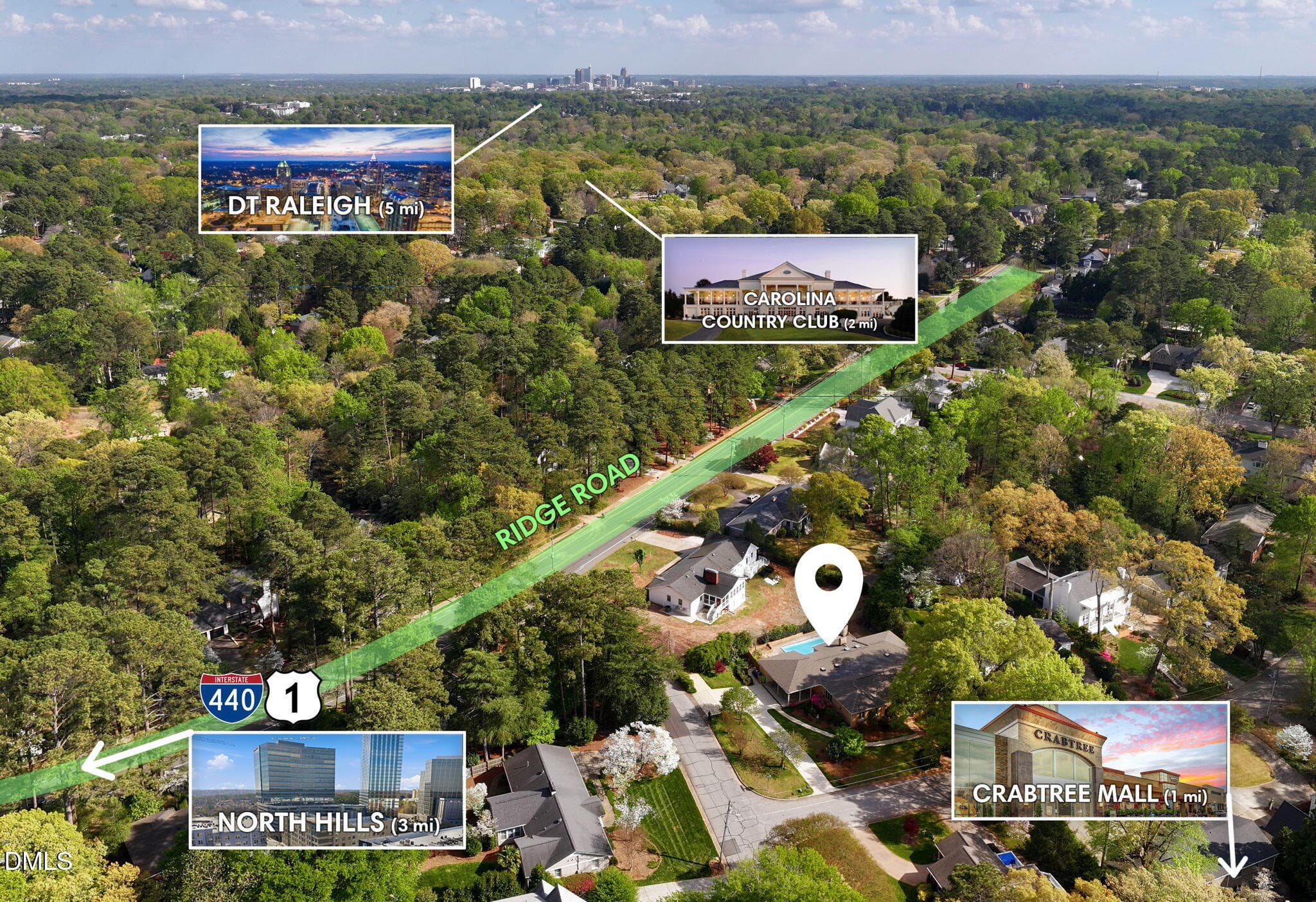 2420 Tyson Street-Drone Map - 2420 Tyson Street, Raleigh, NC 27612, Raleigh