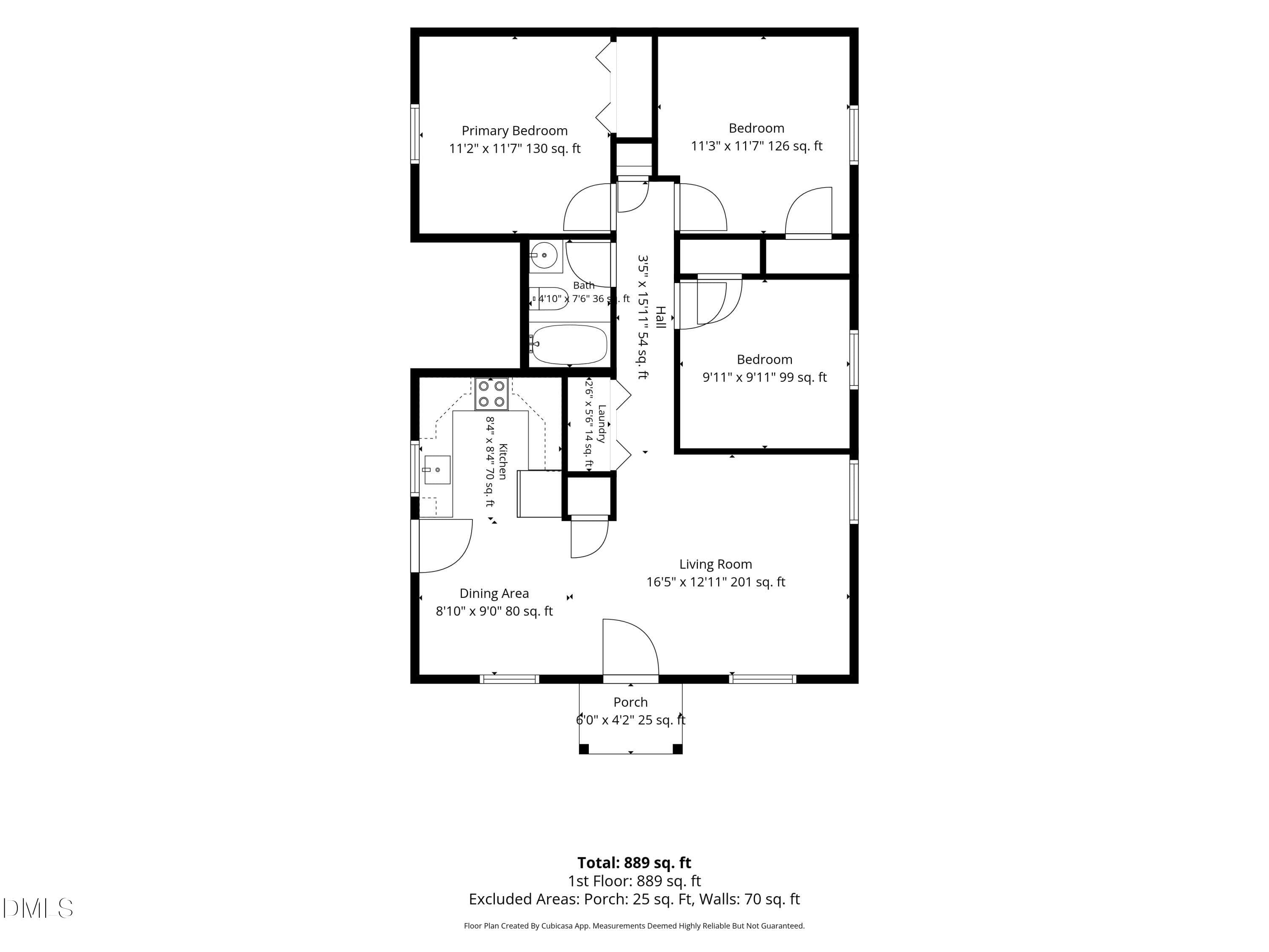 1-Floorplan_1 - 1015 Fairview Street, Durham, NC 27707, Durham