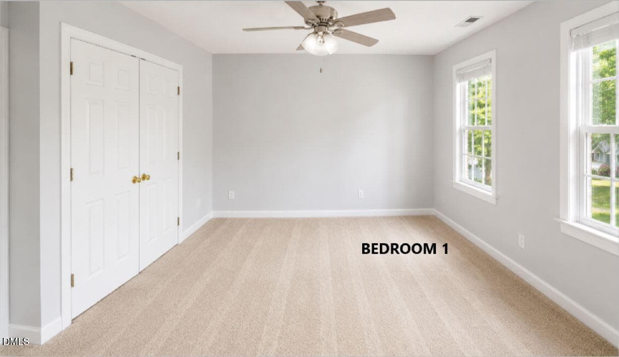Bedroom 1 w TXT - 105 Sequoia Court, Cary, NC 27513, Cary