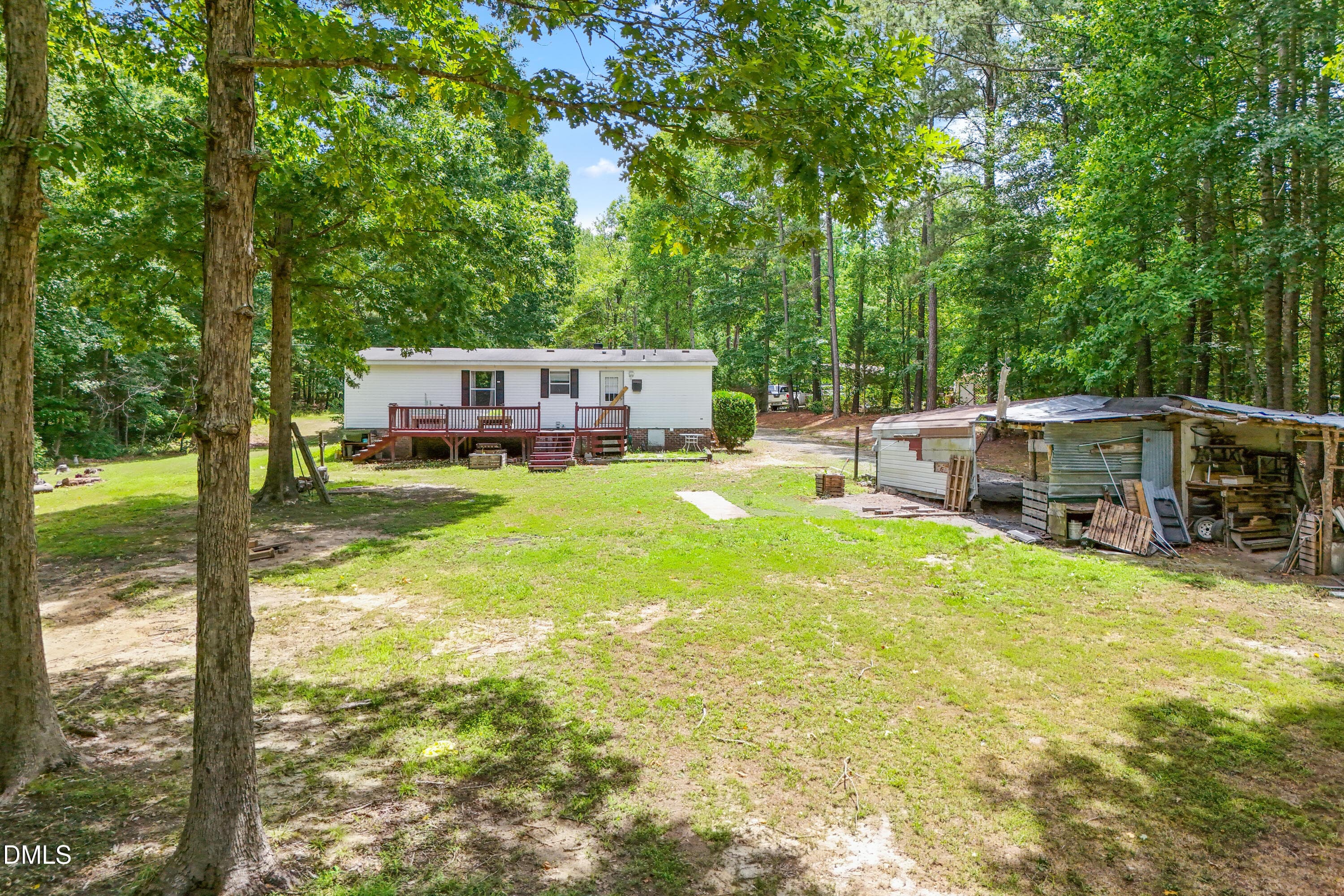 Back Yard - 2145 Antler Way Lane, Creedmoor, NC 27522, Creedmoor