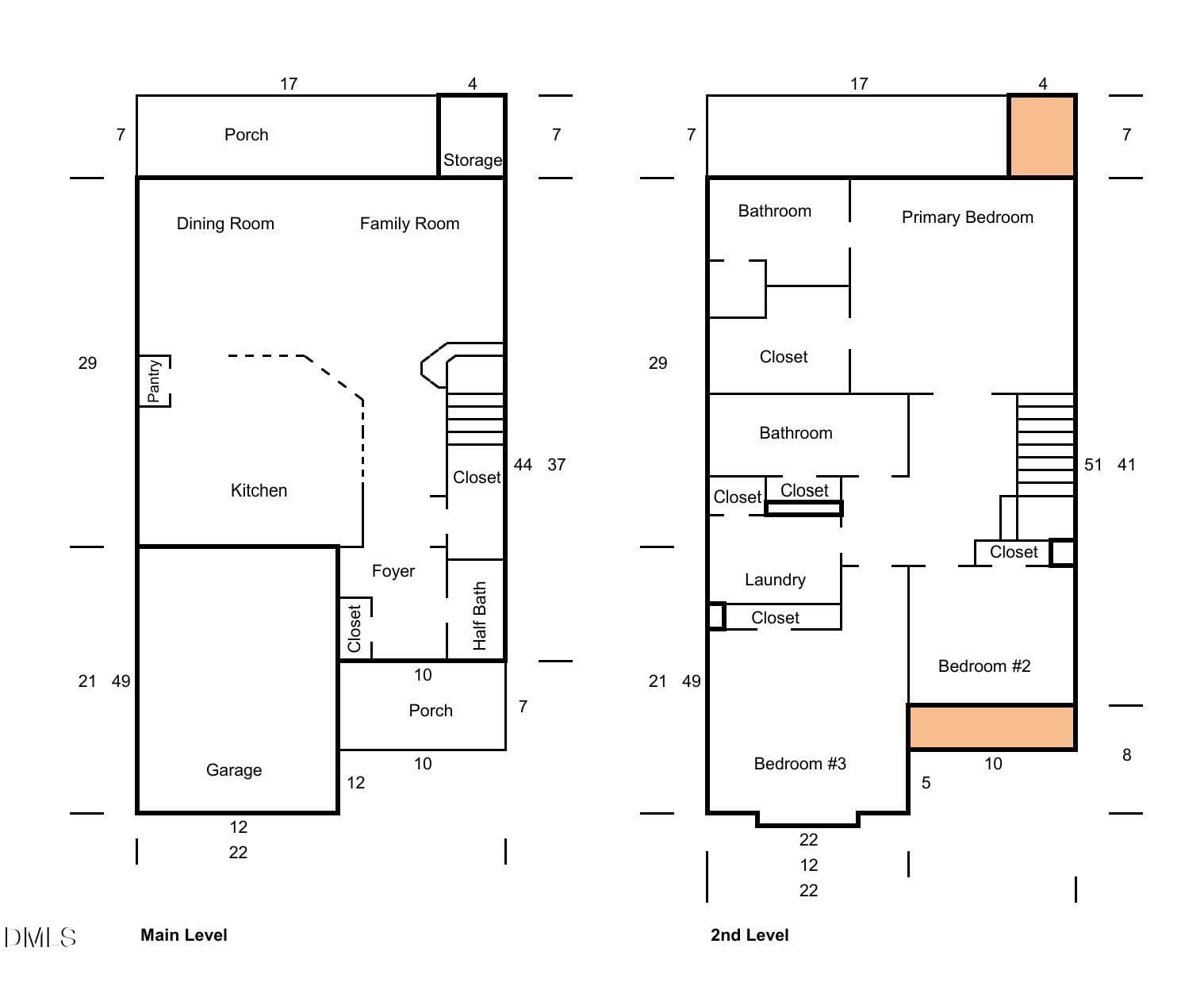 Floor Plan - Both Levels - 204 Lone Star Way, Cary, NC 27519, Cary