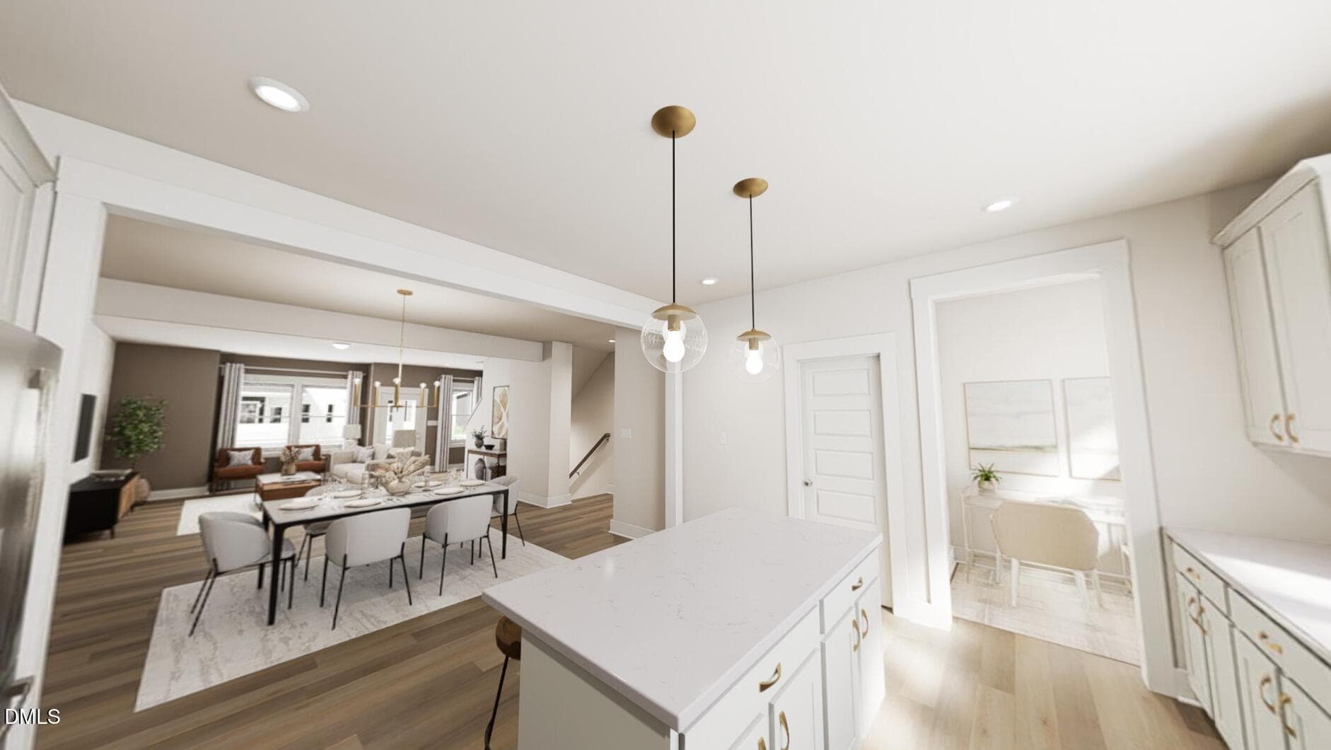 Kitchen + Dining - 1112 Lamplighter Lot 421 Drive, Raleigh, NC 27604, Raleigh