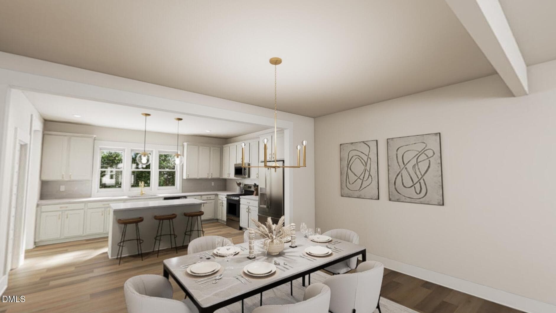 Dining + Kitchen - 1112 Lamplighter Lot 421 Drive, Raleigh, NC 27604, Raleigh