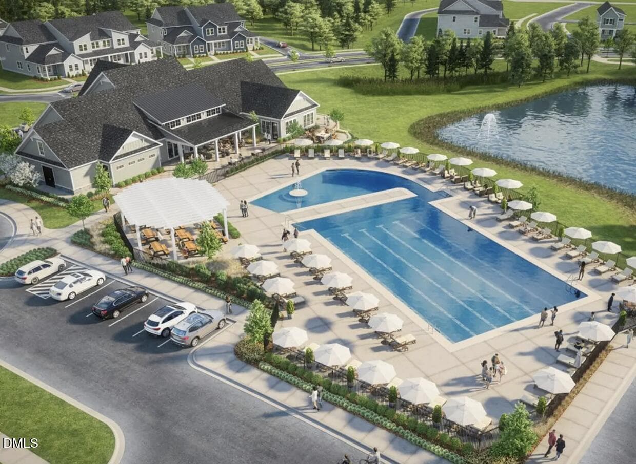 Pool and Clubhouse - 1112 Lamplighter Lot 421 Drive, Raleigh, NC 27604, Raleigh