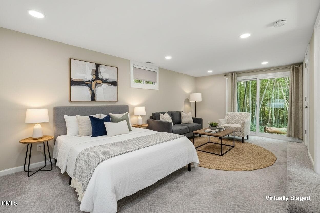 Virtually Staged ADU - 107 Pinecrest Road, Durham, NC 27705