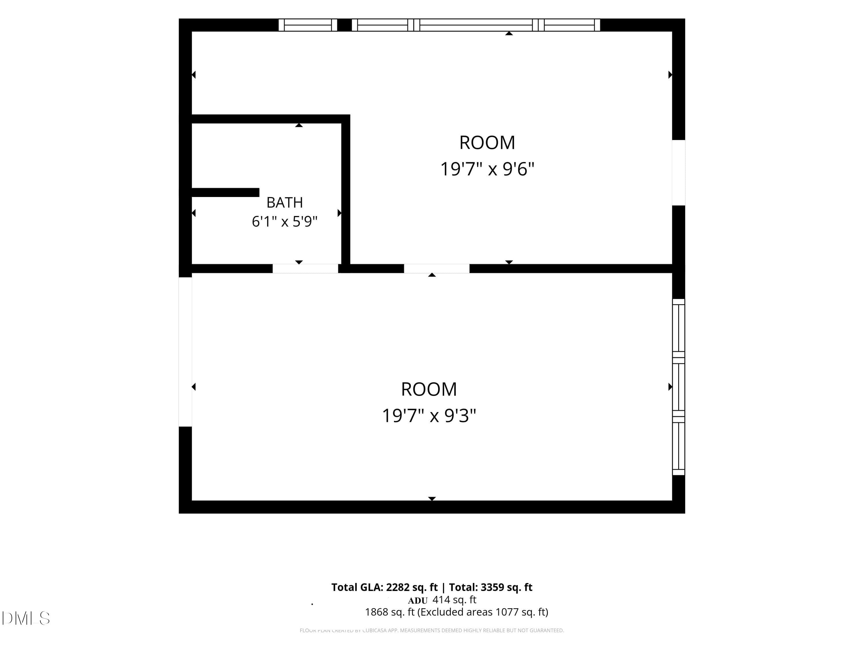 ADU Floorplan - 107 Pinecrest Road, Durham, NC 27705