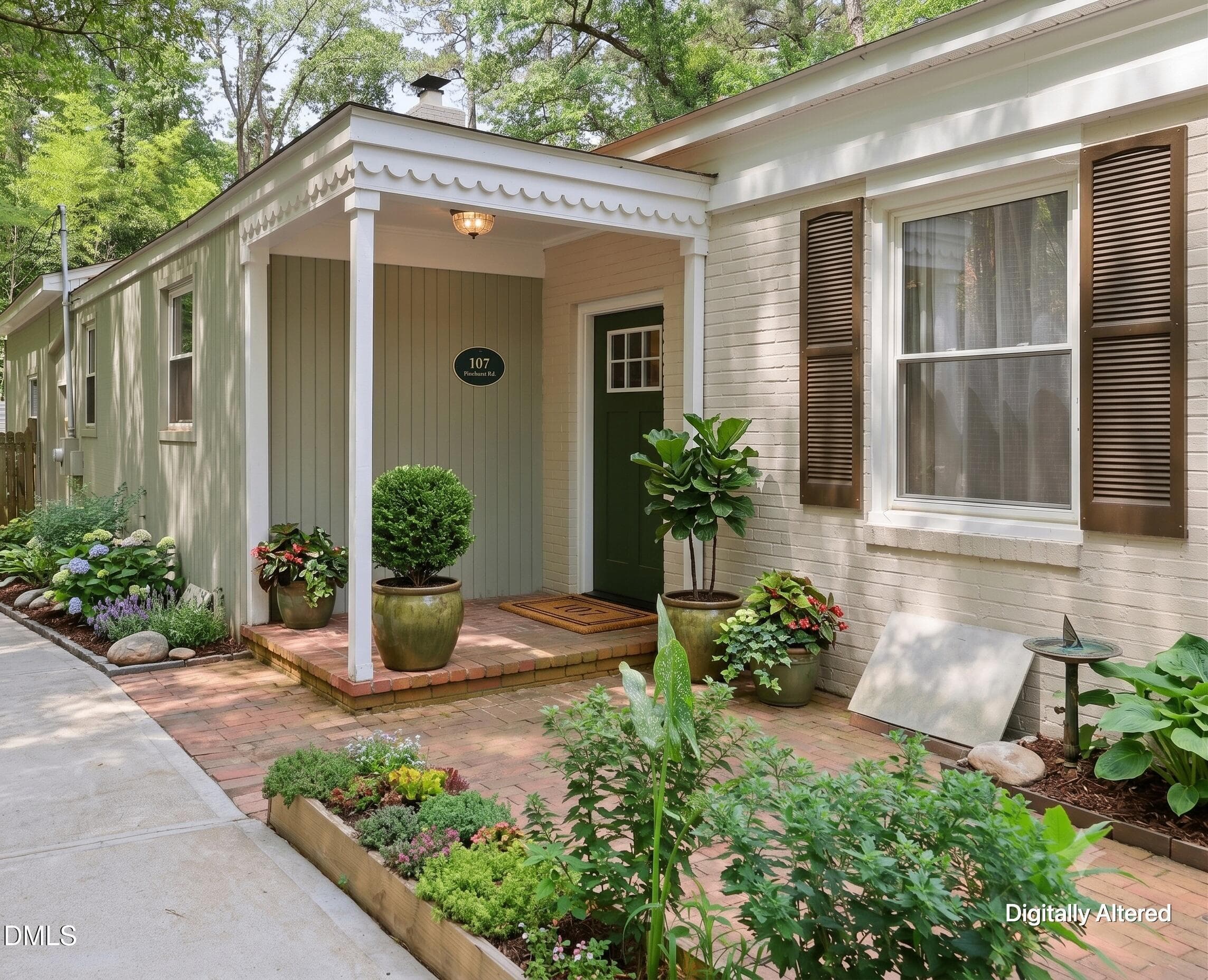 Conceptual Entrance - 107 Pinecrest Road, Durham, NC 27705