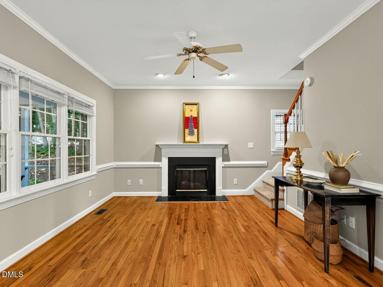 008-1280x960-family-room-with-fireplace - 305 Neuse Ridge Drive, Clayton, NC 27527