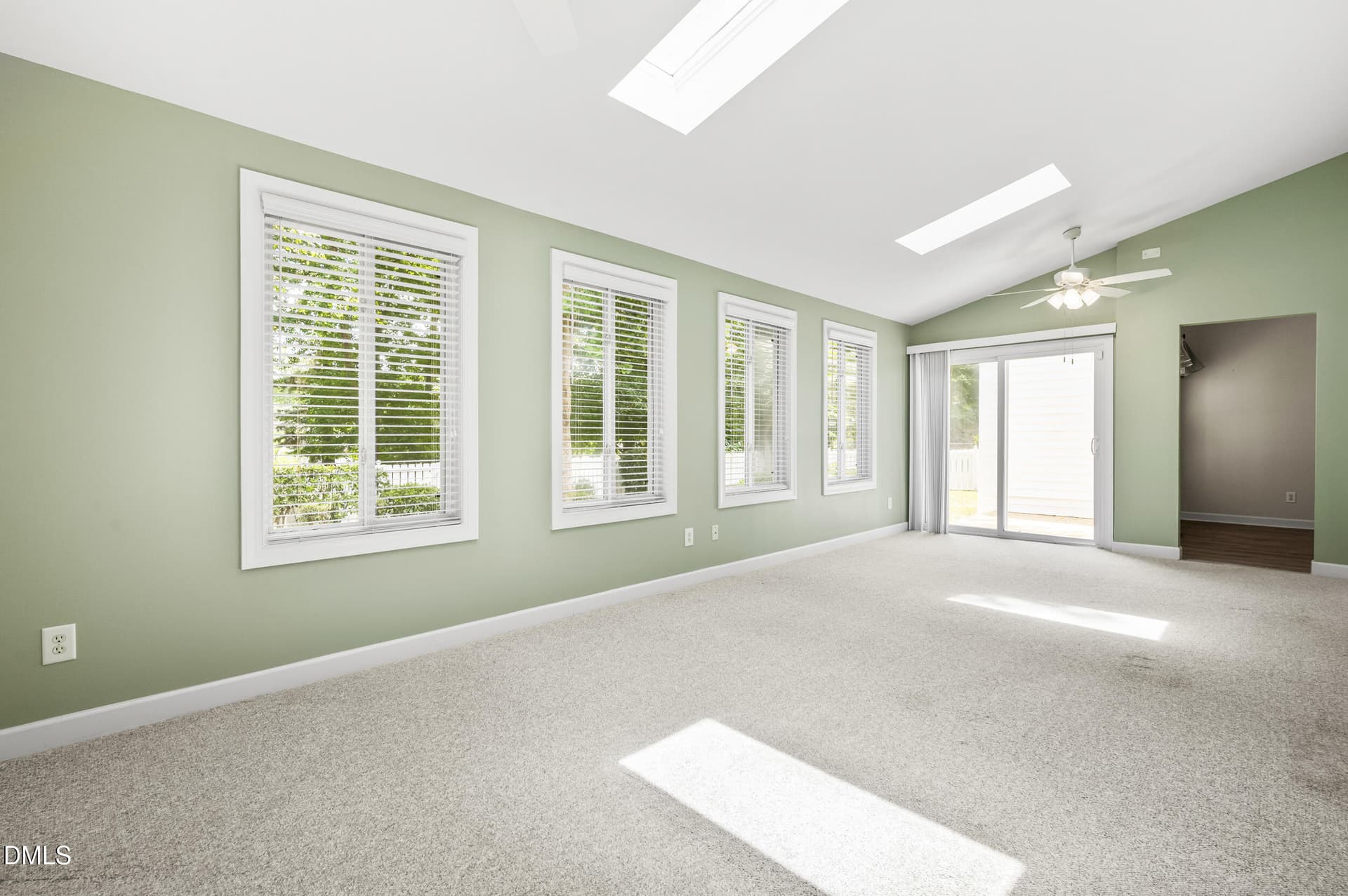 Sunroom to Deck - 114 Skipping Stone Drive, Garner, NC 27529