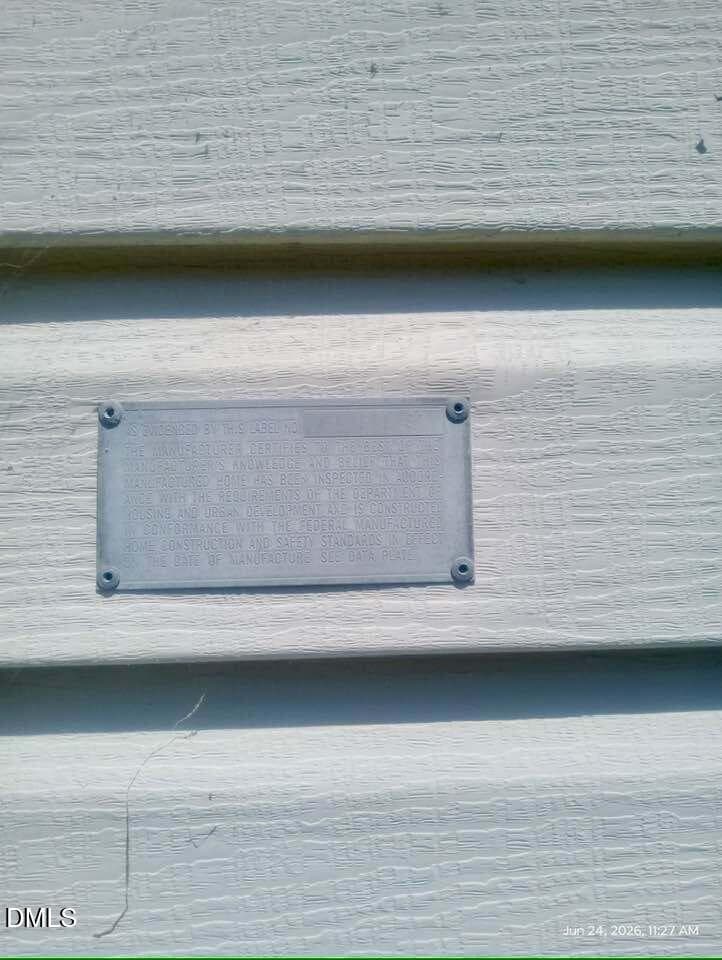 8365-HUD PLATE - 8365 Dirgie Mine Road, Roxboro, NC 27574
